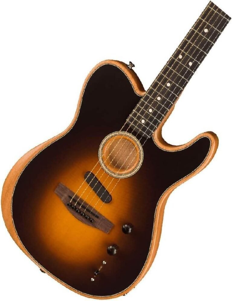 Fender Acoustasonic Player Telecaster Electro-Acoustic Guitar, Shadow Burst