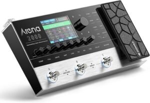Donner Arena2000 Multi Effect Pedal, 278 Effects, 100 IRs, Looper, Drum Machine, Amp Modeling Guitar Pedal, Supports XLR, MIDI IN