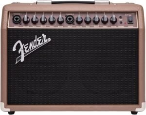 Fender Acoustasonic 40, Combo Guitar Amp, 40W, Suitable For Acoustic, Electric Guitar & Microphone, Brown/Black