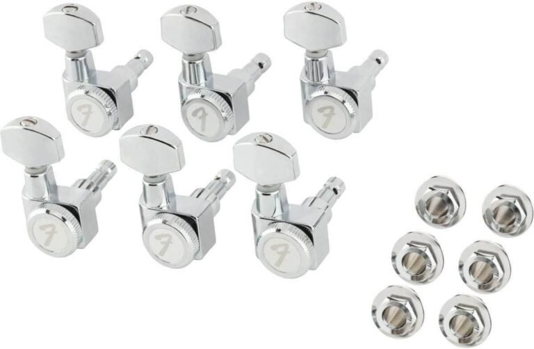 Fender Locking Machine Heads for Stratocaster/Telecaster® Tuners with Short Shaft, Chrome