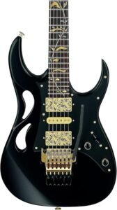 Ibanez Steve Vai PIA3761-XB Onyx Black - Custom Electric Guitar