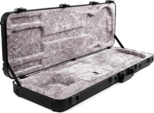 Fender Deluxe Molded Bass Case, Suitable for Jazz & P-Basses, Black