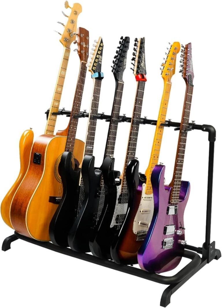 GUITTO Multi Guitar Rack Stand Foldable Universal Display Rack