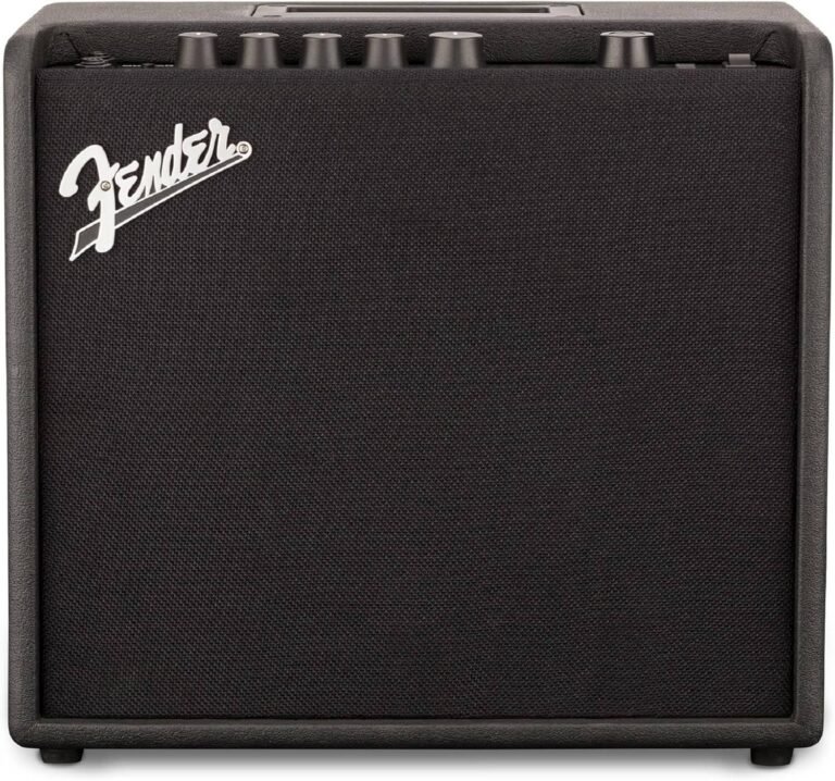 ender Mustang LT25 Guitar Amp, 25-Watt Combo Amp, with 2-Year Warranty, 30 Preset Effects with USB Audio Interface for Recording