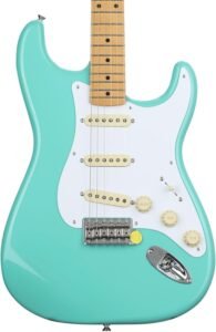 Fender Vintera 50s Stratocaster Electric Guitar, Sea Foam Green, Maple Fingerboard