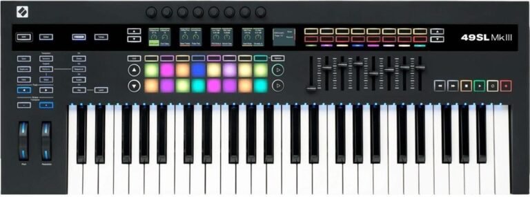 Novation 49 SL MK3 USB MIDI Keyboard Controller, 49-Key