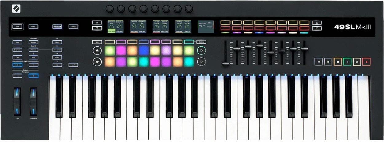 Novation 49 SL MK3 USB MIDI Keyboard Controller, 49-Key