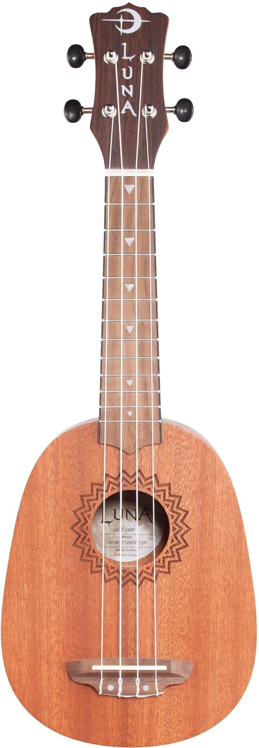 Luna Vintage Mahogany Soprano Pineapple Ukulele