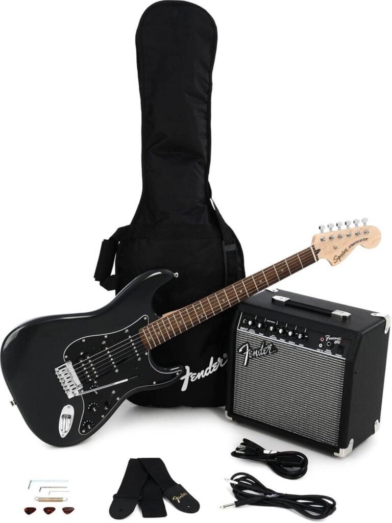 Affinity Series Stratocaster Packs Electric Guitar, Charcoal Frost Metallic, Laurel Fingerboard