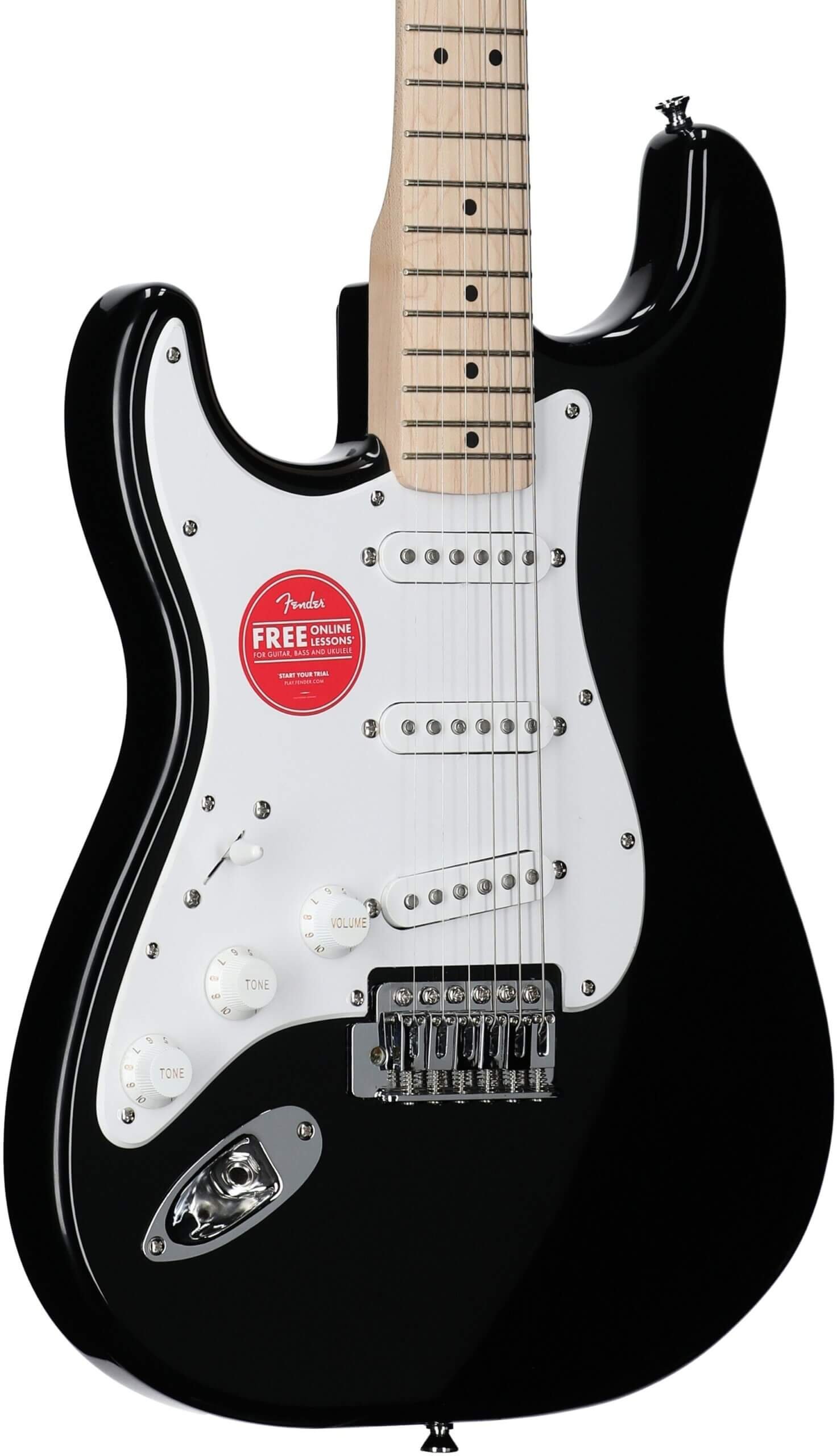 Squier Sonic Stratocaster Electric Guitar, Left-Handed, Black