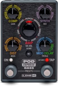 Line 6 POD Express Bass Multi-FX and Amp Modeling Pedal