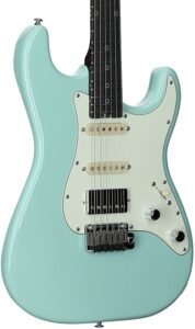 Schecter Nick Johnston HSS 10th Anniversary Traditional Electric Guitar, Atomic Green