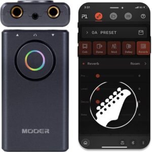 MOOER Prime P1 Multi-Effects Processor Headphone Amp, Bass Guitar Pedals with 126 Effects, Tuner, Amp, Metronome for Practice and Performance
