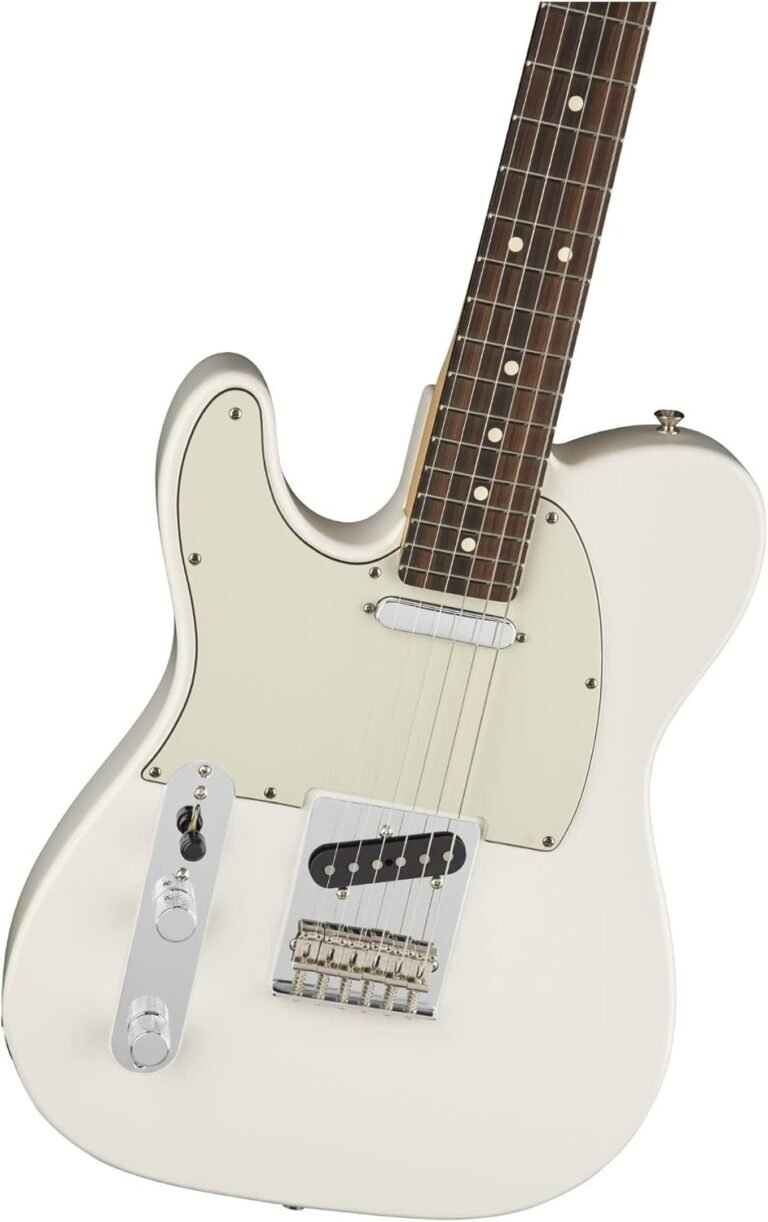 Fender Player Telecaster SS Electric Guitar, Polar White, Pau Ferro Fingerboard, Left-Handed
