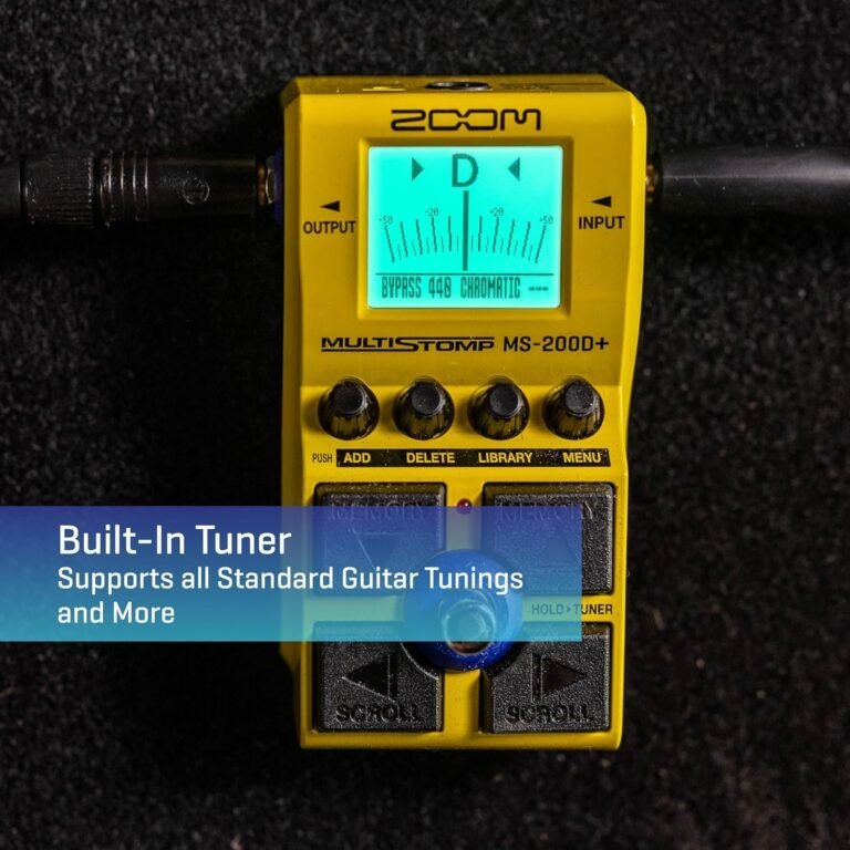 Guitarist exploring multiple distortion and fuzz sounds during a home practice session