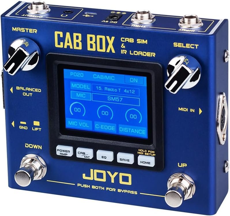 JOYO IR Loader cab simulator pedal on desk