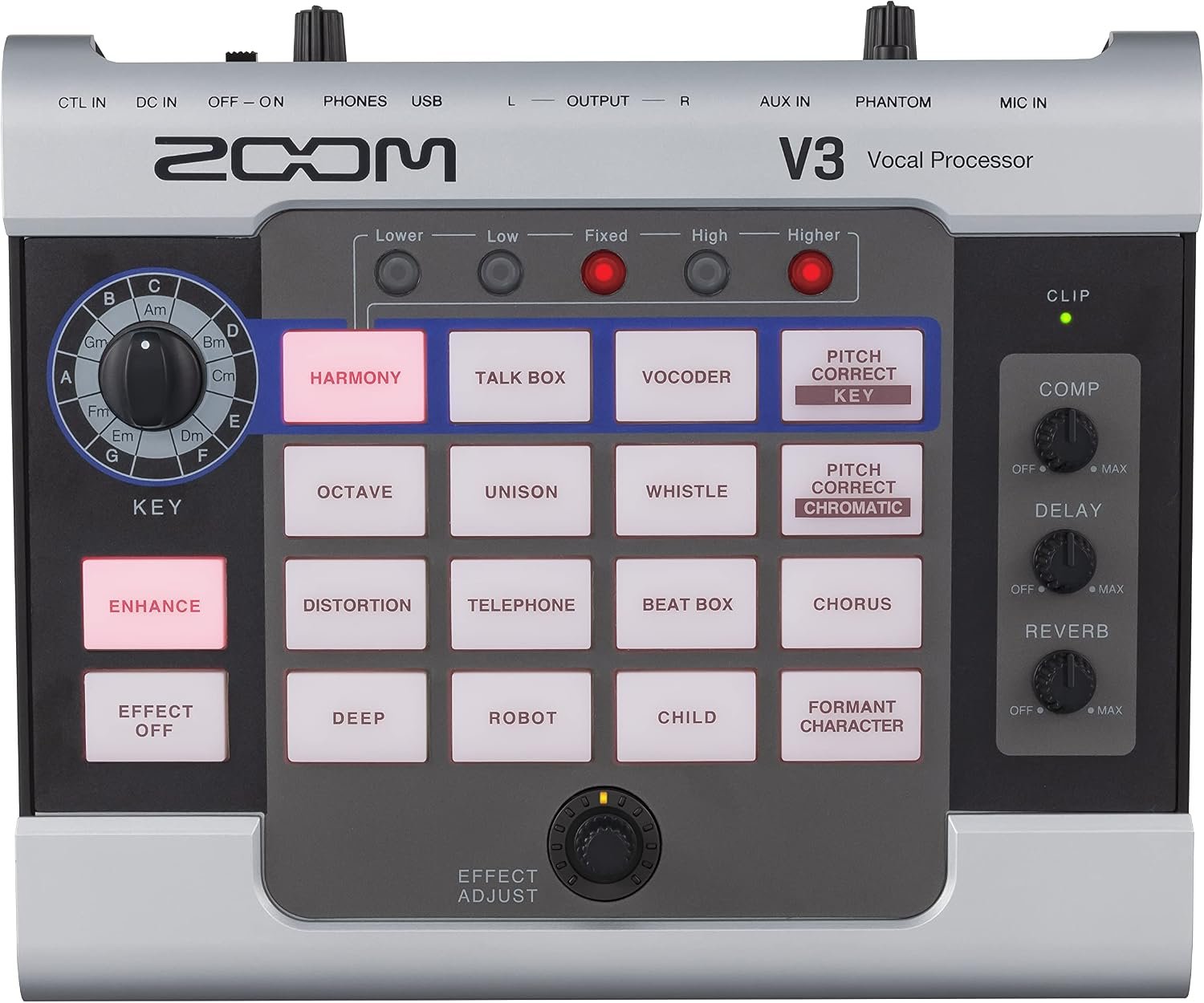 Zoom V3 Vocal Processor for singers and musicians