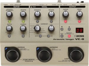BOSS VE-8 Acoustic Singer pedal