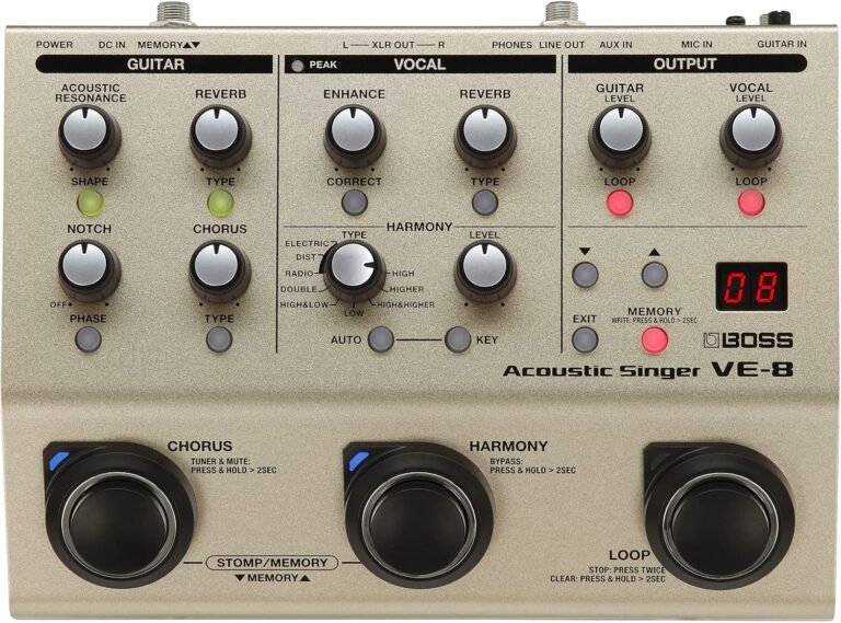 BOSS VE-8 Acoustic Singer pedal