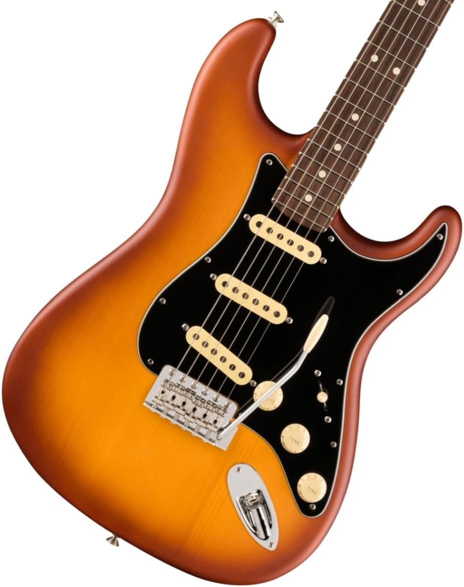 Fender American Performer Timber Stratocaster in Honey Burst