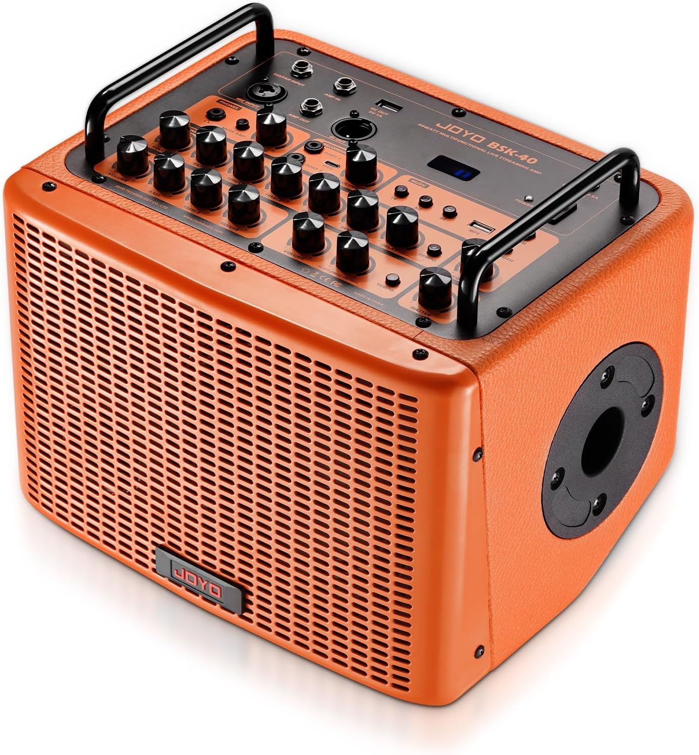 JOYO BSK-40 acoustic guitar amplifier in orange