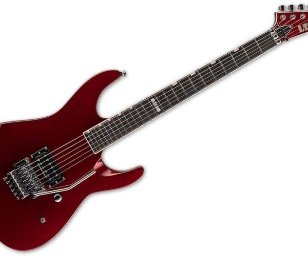 ESP 6 String LTD M-1 Custom ’87 Electric Guitar, Candy Apple Red, Right, (LM1CTM87CAR)