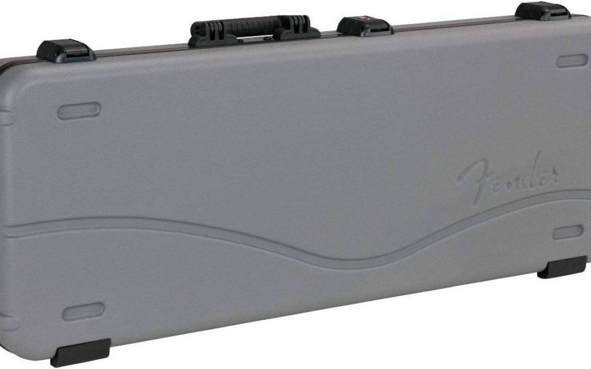 Fender Deluxe Molded Strat/Tele Case for Electric Guitar - Colour: Inca Silver