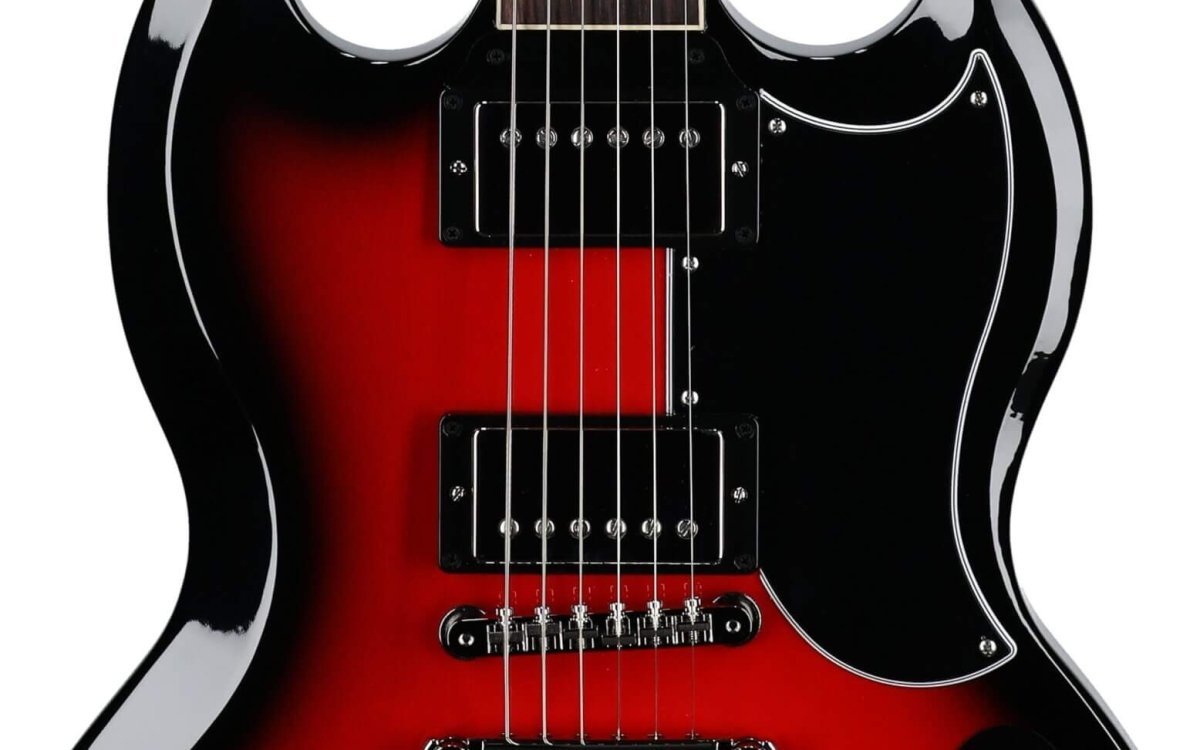 Gibson SG Standard '61 Custom Color Electric Guitar (with Case), Cardinal Red Burst